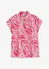 Blus av böljande satin, bonprix