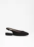 Ballerinaskor med slingback och bekväm vidd från Jana, Jana