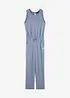 Extra mjuk, snabbtorkande sportjumpsuit i neopren med vida ben, bonprix
