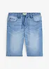 Jeansbermudas i tunn trikå, Regular Fit, bonprix