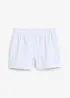 Randiga dra på-shorts i ren bomull, bonprix