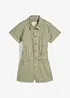 Jumpsuit med korta ben i ren bomull, bonprix