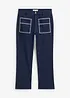 Straight Jeans High Waist, cropped, bonprix