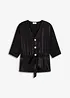 Blus med knytband, bonprix