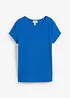 T-shirt i kräppat material med struktur, bonprix