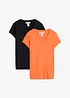 T-shirt i ren ekologisk bomull (2-pack), bonprix