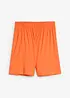 Dra på-shorts i mjuk viskosmix, bonprix