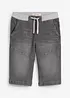 Stretchiga jeansshorts, normal passform, bonprix
