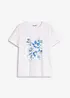 T-shirt i elastisk bomullsmix, bonprix