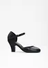 Skinnpumps med remmar, bonprix