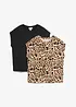 T-shirt i ren ekologisk bomull för barn (2-pack), bonprix