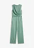 Jumpsuit i glansig satin, bonprix