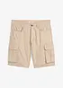 Stretchiga bermudashorts i cargostil, normal passform, bonprix