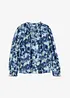 Mönstrad chiffongblus, bonprix