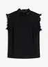 Blus med volanger, bonprix