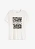 T-shirt med placerat tryck, bonprix