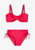 Balconettebikini i glansigt material (2 delar), bonprix