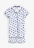 Pyjamas med shorts (set i 2 delar) med ekologisk bomull, bonprix