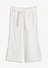 3/4-strandbyxa i muslin, bonprix