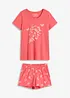 Pyjamas med shorts, av ren bomull, bonprix