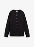 Cardigan med rund halsringning, bonprix