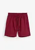 Shorts med paperbagmidja och linne, bonprix