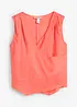 Bluslinne med omlottlook i rent linnematerial, bonprix