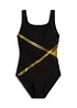 Baddräkt med lätt formande effekt, bonprix