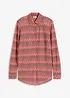 Lång blus med virkad look, bonprix