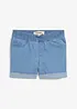 Jeansshorts med medelhög midja, bonprix