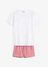 Pyjamas med shorts av muslin (2 delar), bonprix