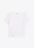 T-shirt med knutdetalj, bonprix