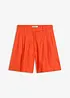 Shorts i tunn linnemix, bonprix