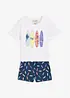 Shirt och shorts för barn (2 delar) i ren bomull, bonprix