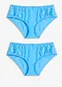 Maxitrosa med skir spets (2-pack), bonprix