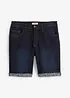 Stretchiga jeansshorts, normal passform, bonprix