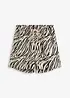 Paperbag-shorts med snörning, bonprix