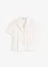 Kort blus i bomullspoplin, bonprix
