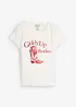 T-shirt i ren ekologisk bomull, bonprix
