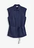 Satinblus med knytband, bonprix