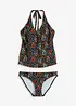 Tankini med halterneck och V-ringning (2 delar), bonprix
