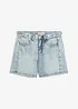 Jeansshorts Mid Waist, Low Stretch, bonprix