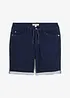 Jeansshorts i trikå, Regular Fit, bonprix