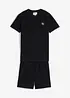 T-shirt och shorts i ekologisk bomull (2 delar), bonprix