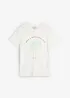 T-shirt med tryckt motiv, bonprix