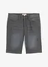 Stretchiga jeansshorts med bekvämt snitt, Regular Fit, bonprix