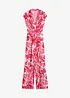 Mönstad jumpsuit av jersey, bonprix