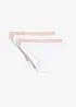 Trosa med spets (4-pack), bonprix