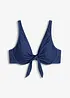 Bikiniöverdel med bygel, jeanslook, bonprix