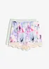 Pyjamasshorts (2-pack) i mjuk viskosmix, bonprix
